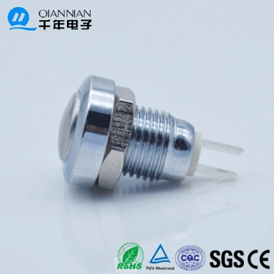 IP65 8mm Metal Momentary Electrical Mini Push Button Micro Push Button Switch