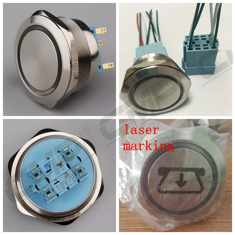 CMP Momentary 40mm Illuminated IP67 Dpdt Push Button Switch