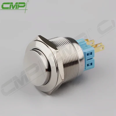 CMP Высокое качество 25 мм из нержавеющей стали Металлический кнопочный переключатель Электрический переключатель