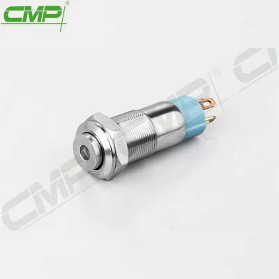 CMP Metal 10 мм миниатюрный кнопочный переключатель с подсветкой IP67