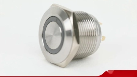 Qn25-A1 25 мм металлический электрический кнопочный переключатель из нержавеющей стали с кольцевой подсветкой для портативной электростанции