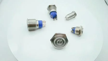 Yeswitch 25 мм мгновенного действия 3 В 24 В 12 В Производитель светодиодных кнопочных переключателей с кабельным подключением